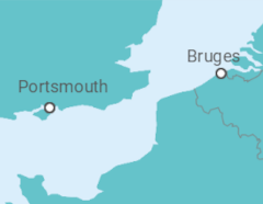 Portsmouth to Zeebrugge (& back) Cruise itinerary  - Virgin Voyages