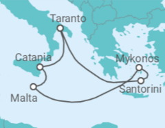 Mediterranean Cruise +Hotel in Sicily +Flights Cruise itinerary  - Costa Cruises