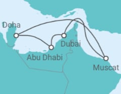 The Emirates, Qatar & Oman Festive Cruise Cruise itinerary  - Costa Cruises