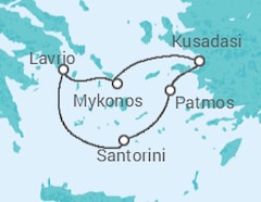 Greek Islands & Turkey Cruise itinerary  - Celestyal Cruises