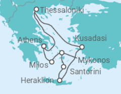Idyllic Aegean 2025 Cruise itinerary  - Celestyal Cruises