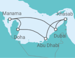 The Emirates, Bahrain & Oman Cruise itinerary  - Celestyal Cruises