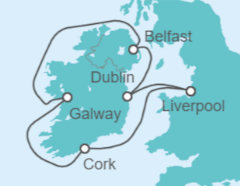 Exploring the Iconic Coastline of the Emerald Isle Cruise itinerary  - Fred Olsen