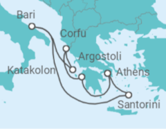 Greece, Italy Cruise itinerary  - MSC Cruceros