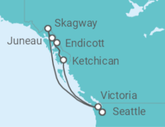 Alaska Cruise +Hotel +Flights Cruise itinerary  - Celebrity Cruises