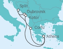Adriatic Sea & Greek Gems Cruise itinerary  - Virgin Voyages