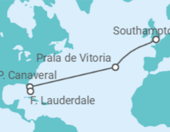 Southampton to Fort Lauderdale Cruise itinerary  - Cunard