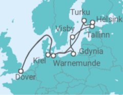 Maritime Cities & Sailing Events of the Baltic Cruise itinerary  - Fred Olsen