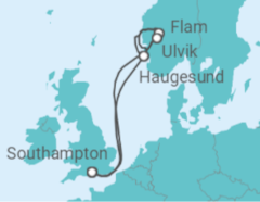 Springtime Falls & Norwegian Fjords Cruise itinerary  - Fred Olsen