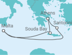 Malta, Greece Cruise itinerary  - PO Cruises