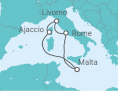 Malta, Italy, France Cruise itinerary  - PO Cruises