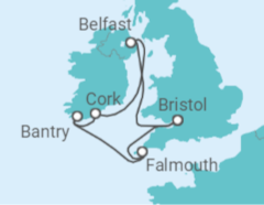 Ireland Discovery Cruise itinerary  - Ambassador Cruise Line