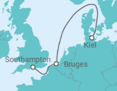 Bruges & Kiel Cruise itinerary  - MSC Cruises