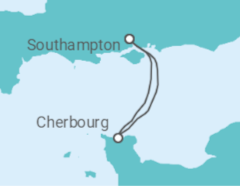 Cherbourg Cruise itinerary  - MSC Cruceros