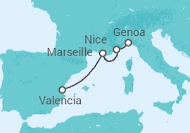 Italy, France, Spain Cruise itinerary - MSC Cruises 