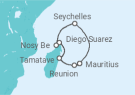 cruise seychelles mauritius madagascar 2024