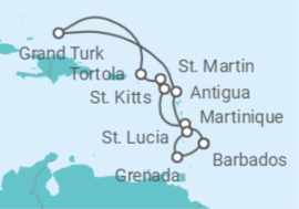 Caribbean Fly Cruise Cruise From 1 249 Ship Azura Po Cruises