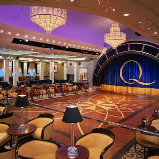 Evening entertainment- Queens Room, Royal Court Theater & Illuminations