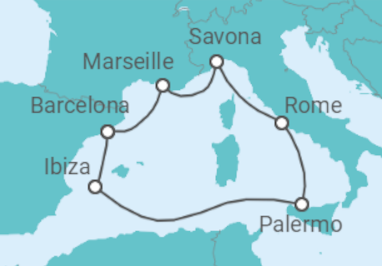 Western Med with Ibiza & Sicily cruise from Barcelona (Costa Toscana) | Logitravel