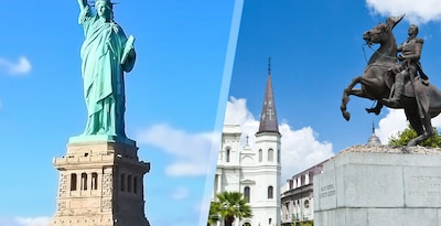 New York and New Orleans