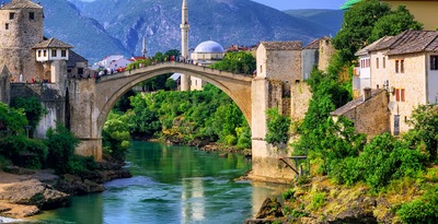 Route through Croatia, Slovenia and Bosnia