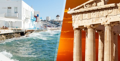 Athens and Paros by plane