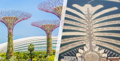 Dubai and Singapore