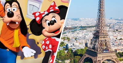 Disneyland and Paris