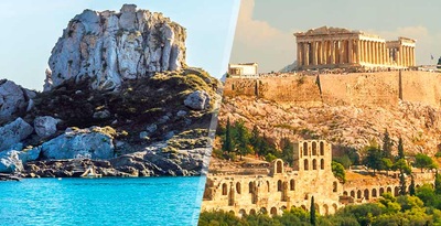Athens and Kos by plane