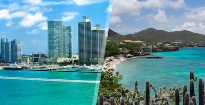 Miami and Curaçao