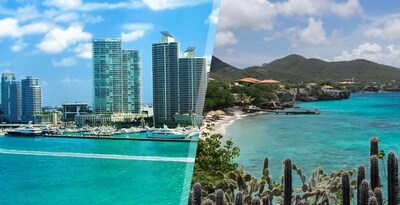 Miami and Curaçao