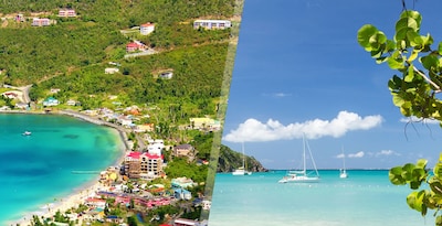 Tortola and Saint Martin