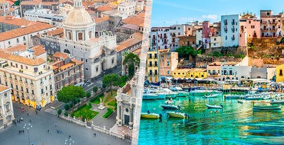 Catania and the West Coast of Palermo