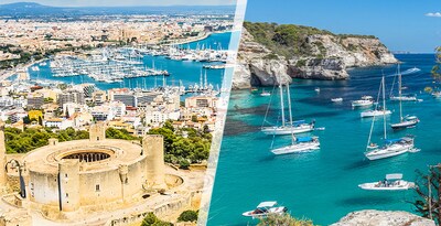 Majorca and Menorca with rental car