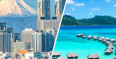 Tokyo and Bora Bora