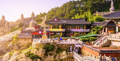 Seoul to Busan, Chungju with Buddhist temple, DMZ and Mt Seorak