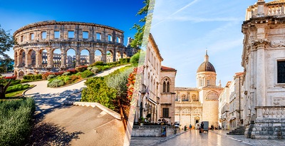 Pula, Zagreb and Dubrovnik