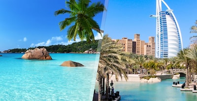 Dubai and Seychelles (Praslin)