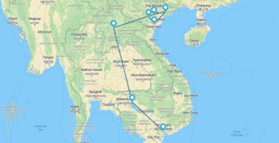 Vietnam with Mai Chau, Cambodia and Laos