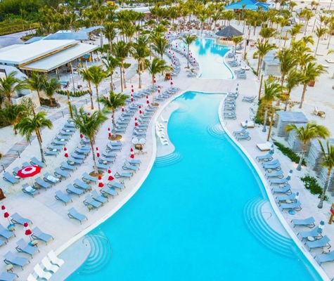 Bimini Beach Club Aerial Shot