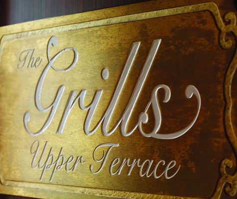 QV Grills Terrace Sign