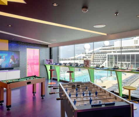 Bars on MSC World Europa