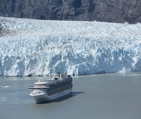 Crown Princess in Glacier Bay