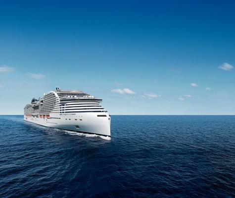 MSC World Europa Cruising