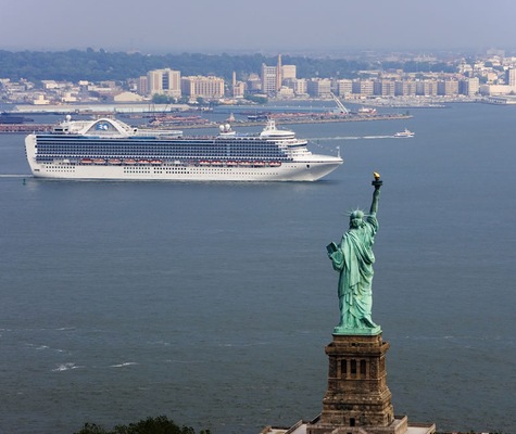 Crown Princess in New York
