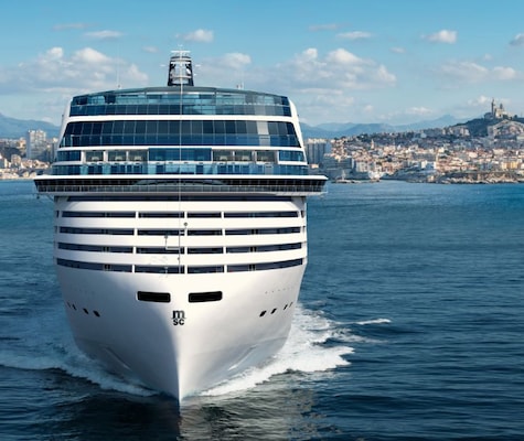 MSC World Europa sailing