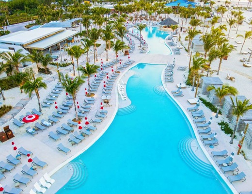 Bimini Beach Club Aerial Shot