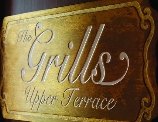 QV Grills Terrace Sign