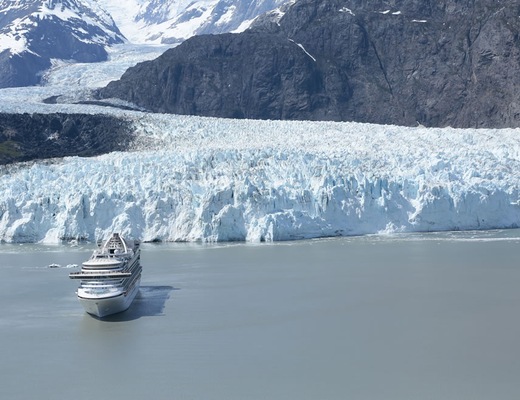 Crown Princess in Glacier Bay