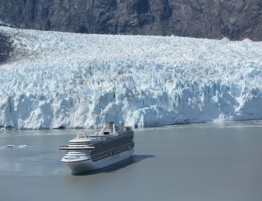 Crown Princess in Glacier Bay